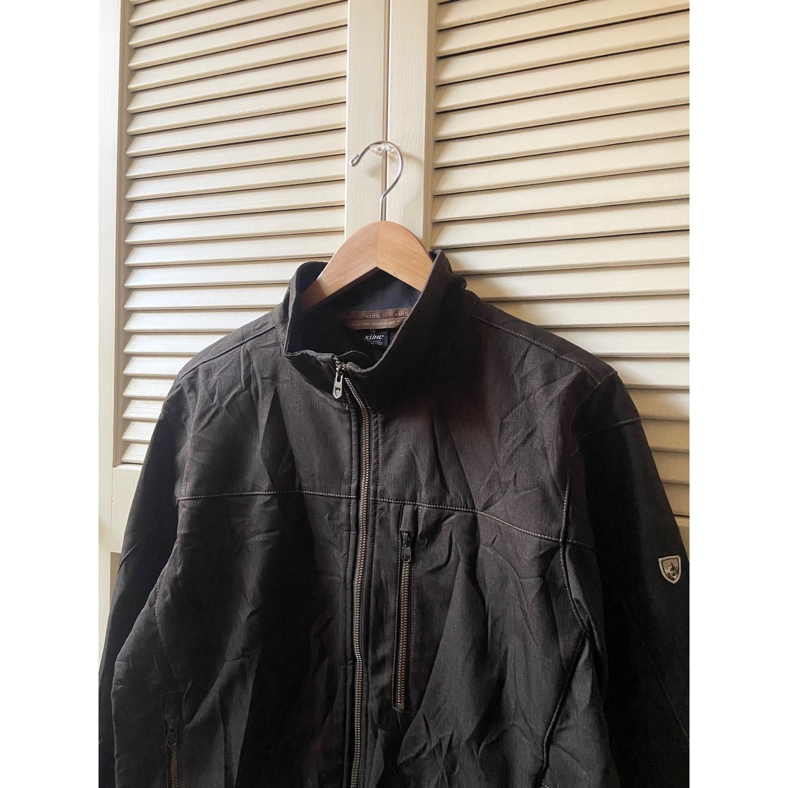 Kuhl Kuhl Burr Full Zip Brown Hiking Outdoors Jacket Lined Size M Size US M / EU 48-50 / 2 - 5 Thumbnail
