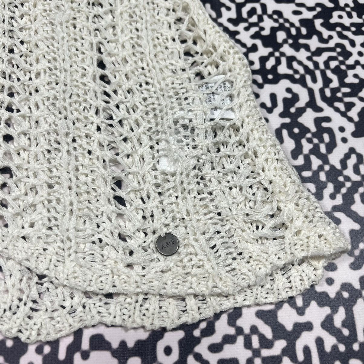 Abercrombie & Fitch Vintage Y2K Abercrombie Fitch Mesh Sexy Japanese Tank Top Size S / US 4 / IT 40 - 10 Thumbnail