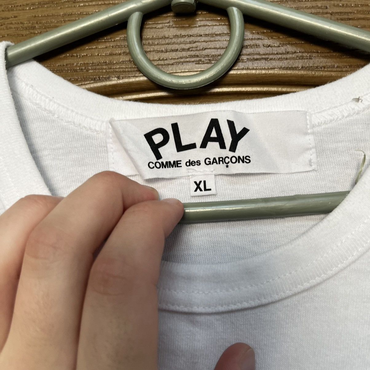 Comme des Garcons Comme des Garcons CDG Play Big Logo Heart T-Shirt Tee Size US XL / EU 56 / 4 - 5 Thumbnail