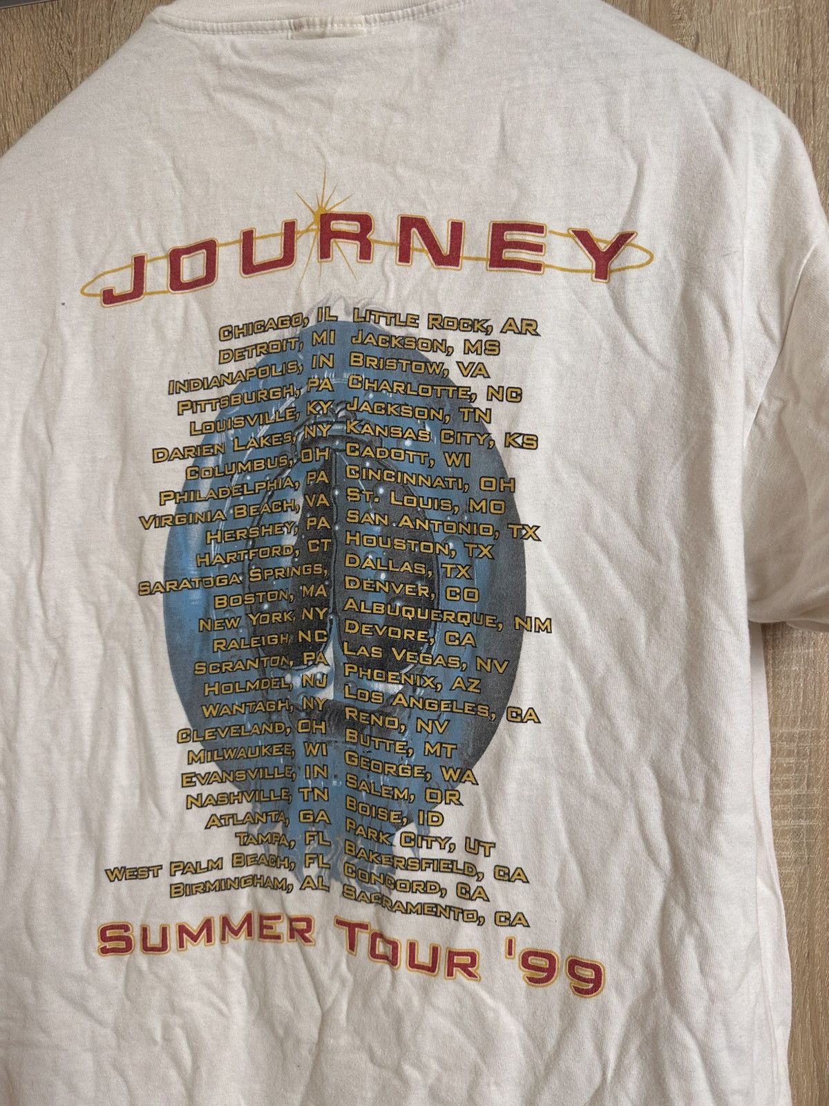 Band Tees 🔥 Journey Summer Tour 1999 Rock Band T Shirt Vintage Music Size US L / EU 52-54 / 3 - 10 Thumbnail