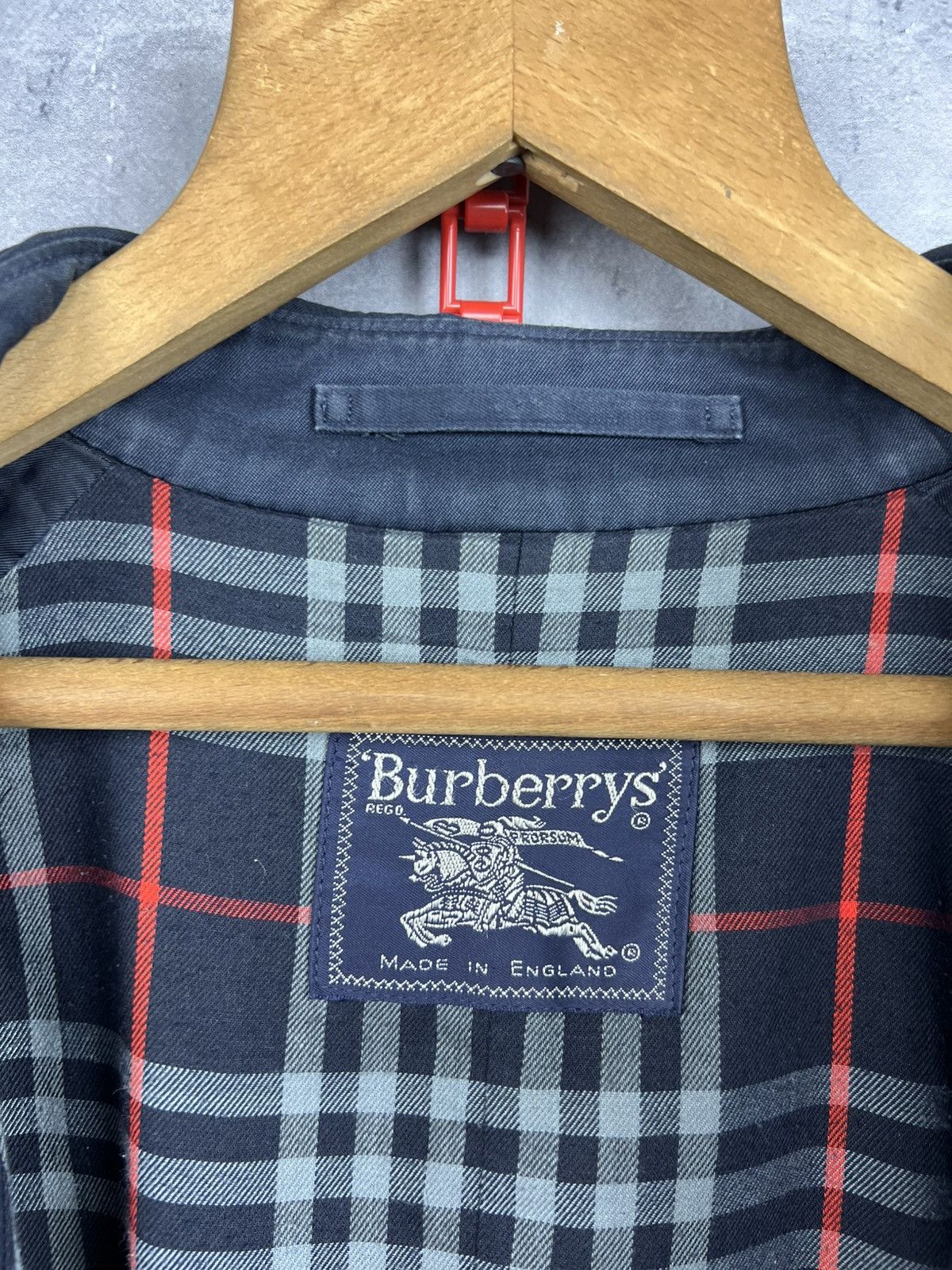 Burberry Vintage Burberrys Nova Check Double Breasted Trench Coat 10 Size M / US 6-8 / IT 42-44 - 11 Thumbnail