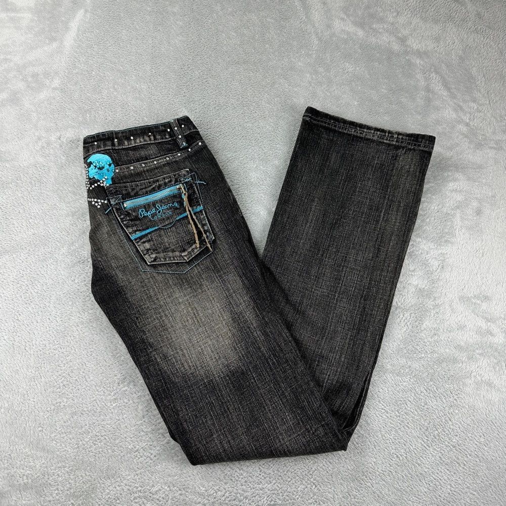 Pepe Jeans Pepe Jeans Low Rise Y2K Style Boot Cut Jeans Women’s Size 2 Size 28" / US 6 / IT 42 - 4 Thumbnail