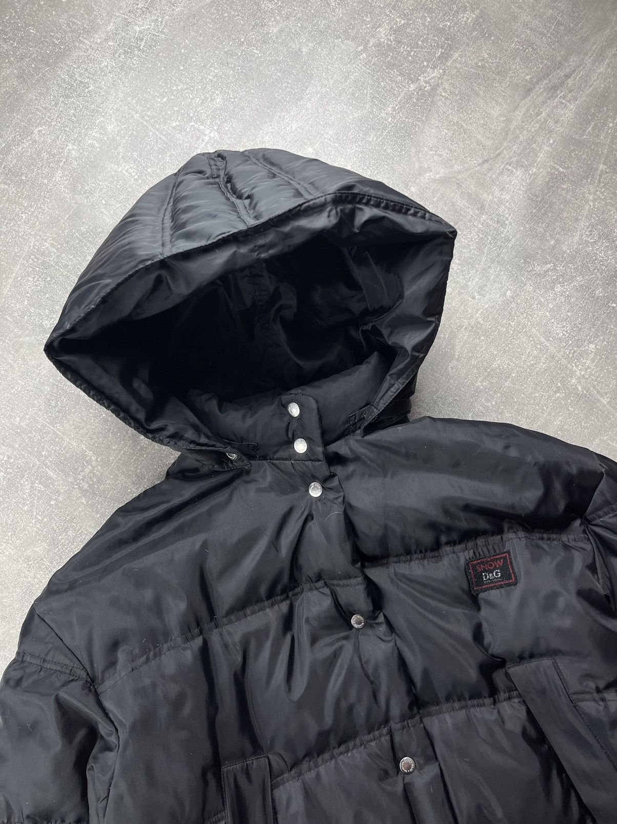 Dolce & Gabbana Dolce & Gabbana D&G 90s Hooded Puffer Jacket Black Size US S / EU 44-46 / 1 - 8 Thumbnail