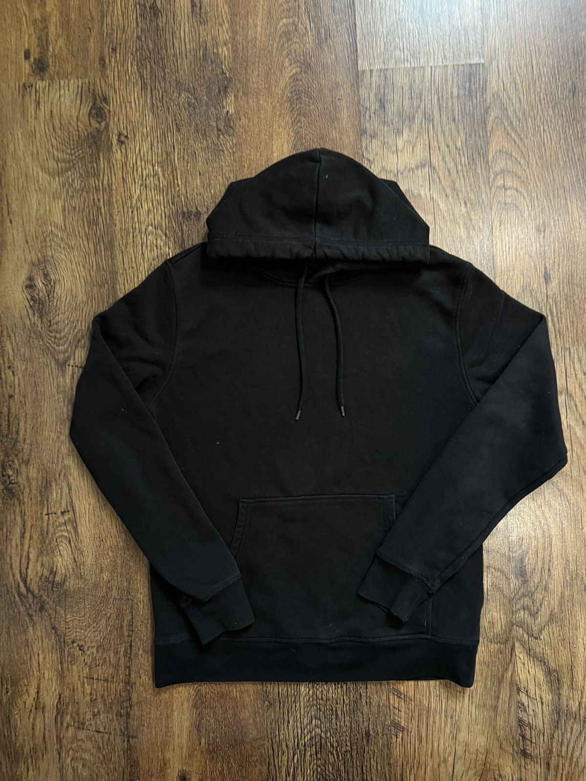 Vintage Vintage hoodie black blank 90s y2k sweatshirt Size US M / EU 48-50 / 2 - 2 Thumbnail