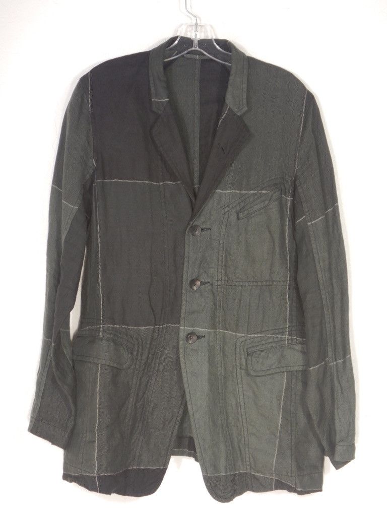 The Viridi-anne Patchwork Linen Jacket Size US L / EU 52-54 / 3 - 1 Thumbnail