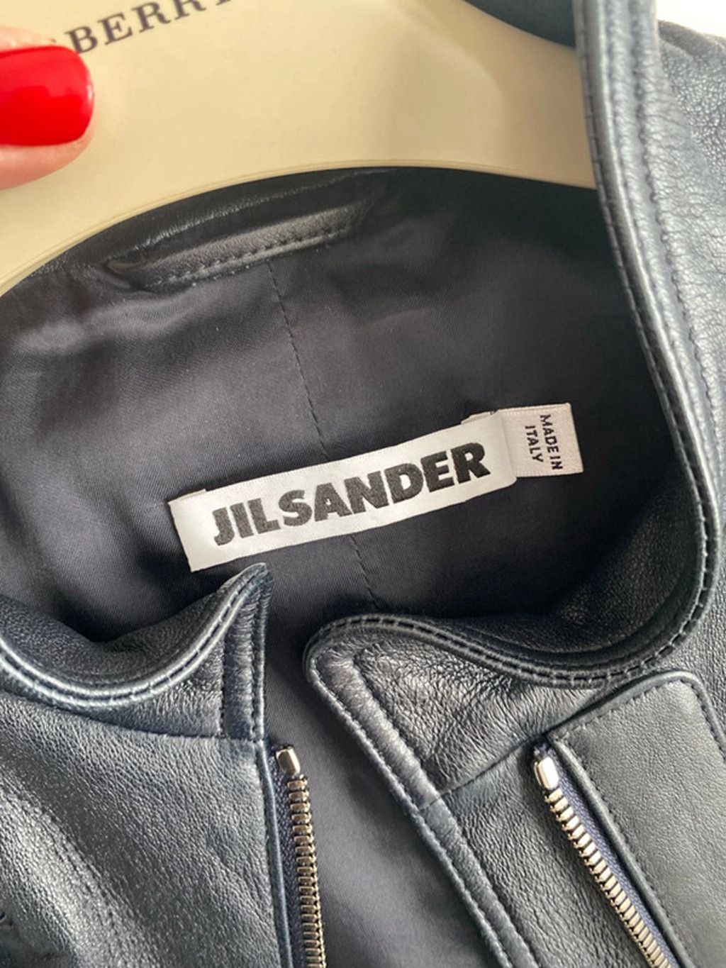 Jil Sander Jil Sander black leather jacket Size US S / EU 44-46 / 1 - 5 Thumbnail