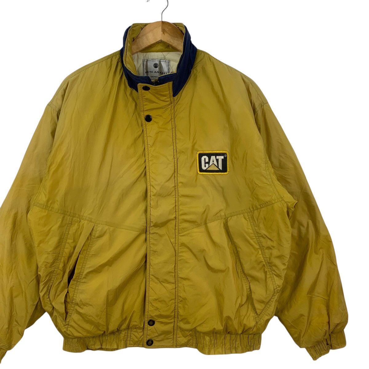 Vintage Vintage 90s CAT CATERPILLAR USA Engineer Bomber Jacket Size US L / EU 52-54 / 3 - 5 Thumbnail