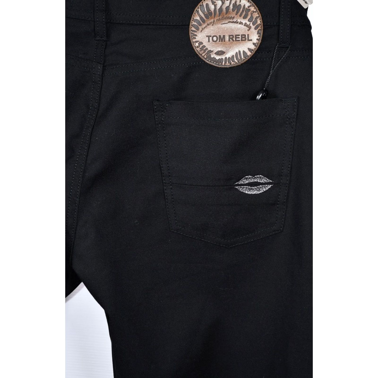 Vintage TOM REBL Pants Mens Black Cotton/Nylon 54 Size US 38 / EU 54 - 7 Thumbnail