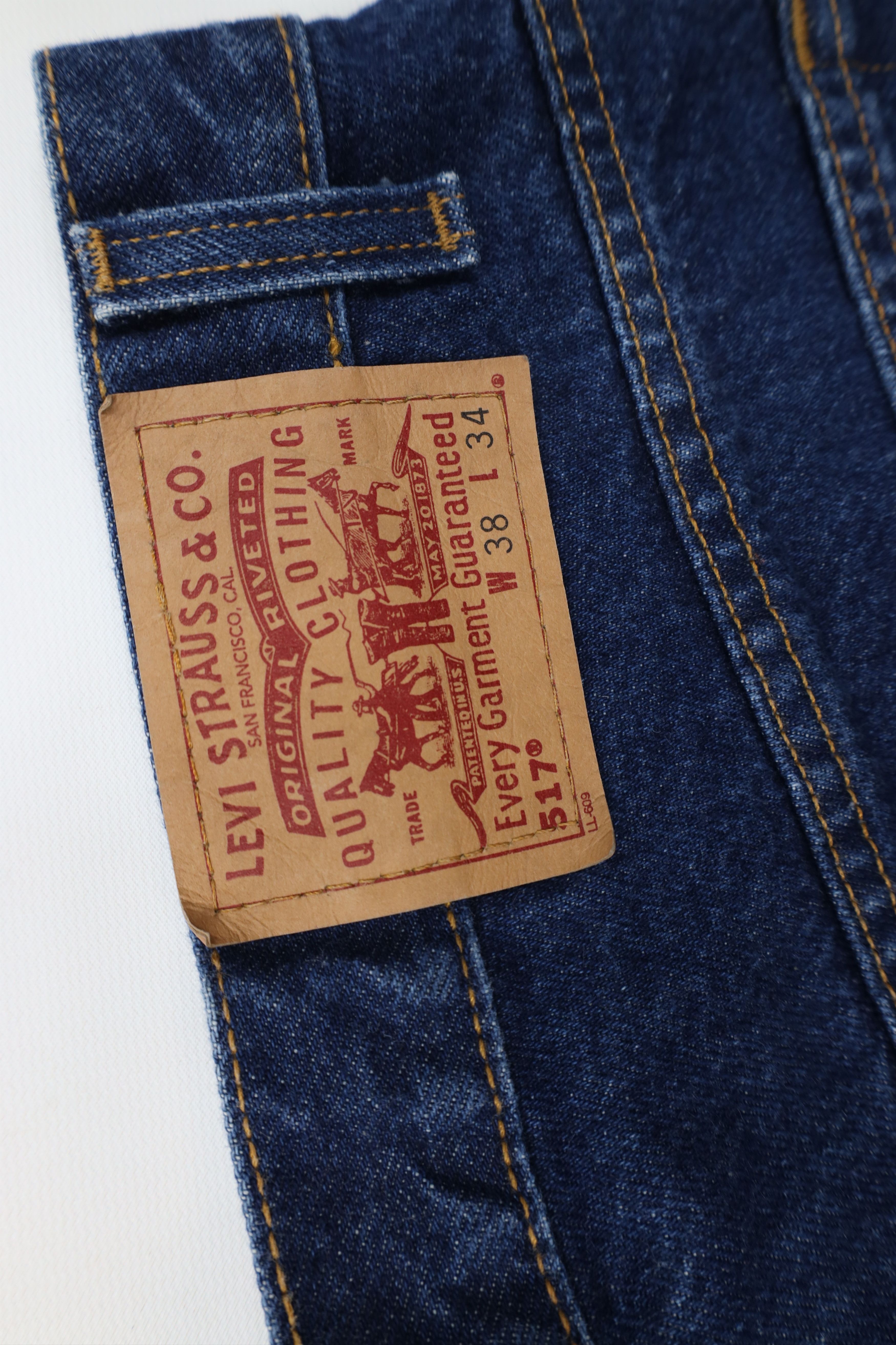 Levi's Vintage 90s Levis 517 Western Bootcut Flared Denim Jeans USA Size US 38 / EU 54 - 14 Thumbnail