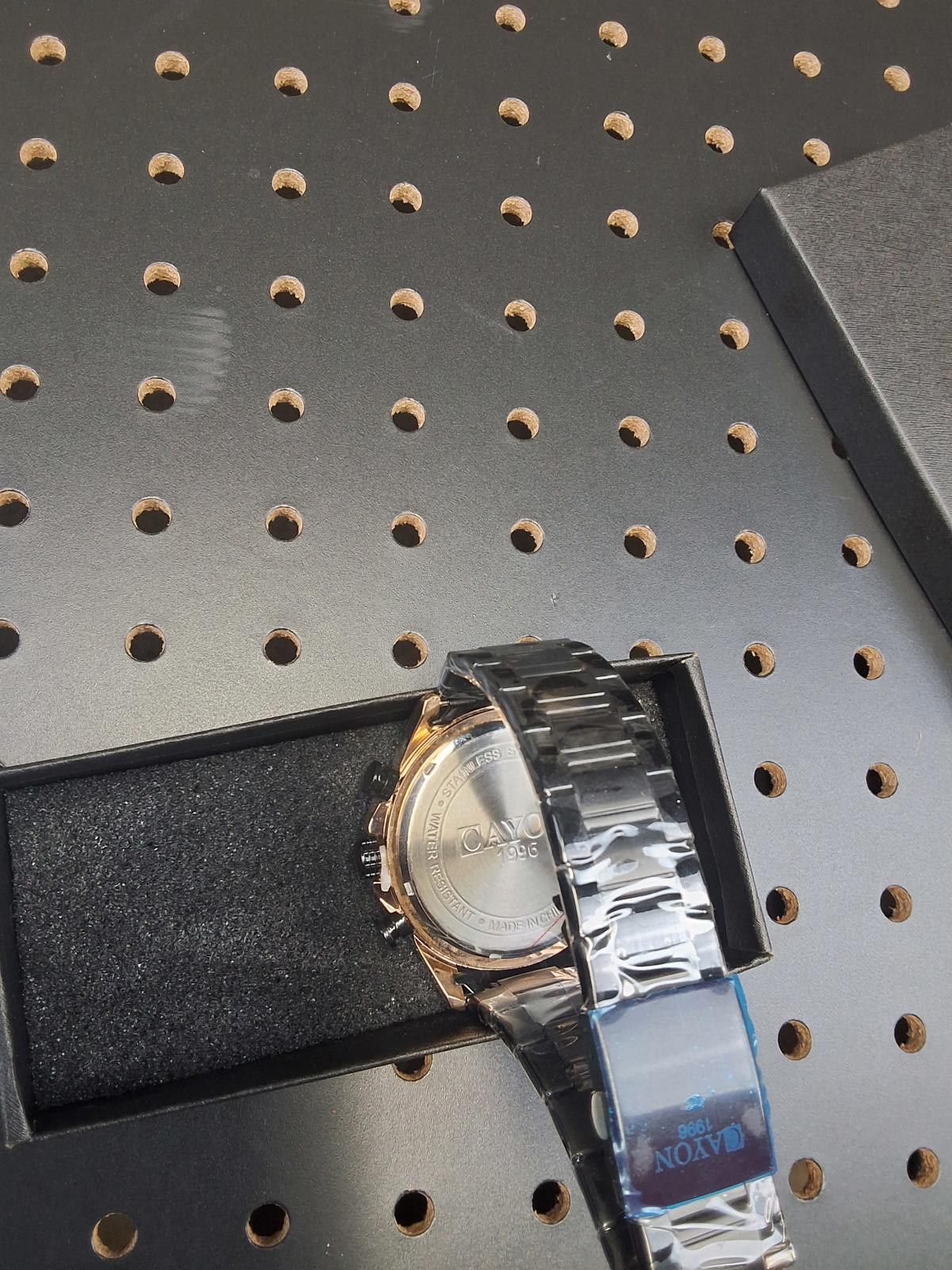 Beyonce Bayon Men's Black Steel Watch - Sleek & Sporty! Size ONE SIZE - 2 Thumbnail