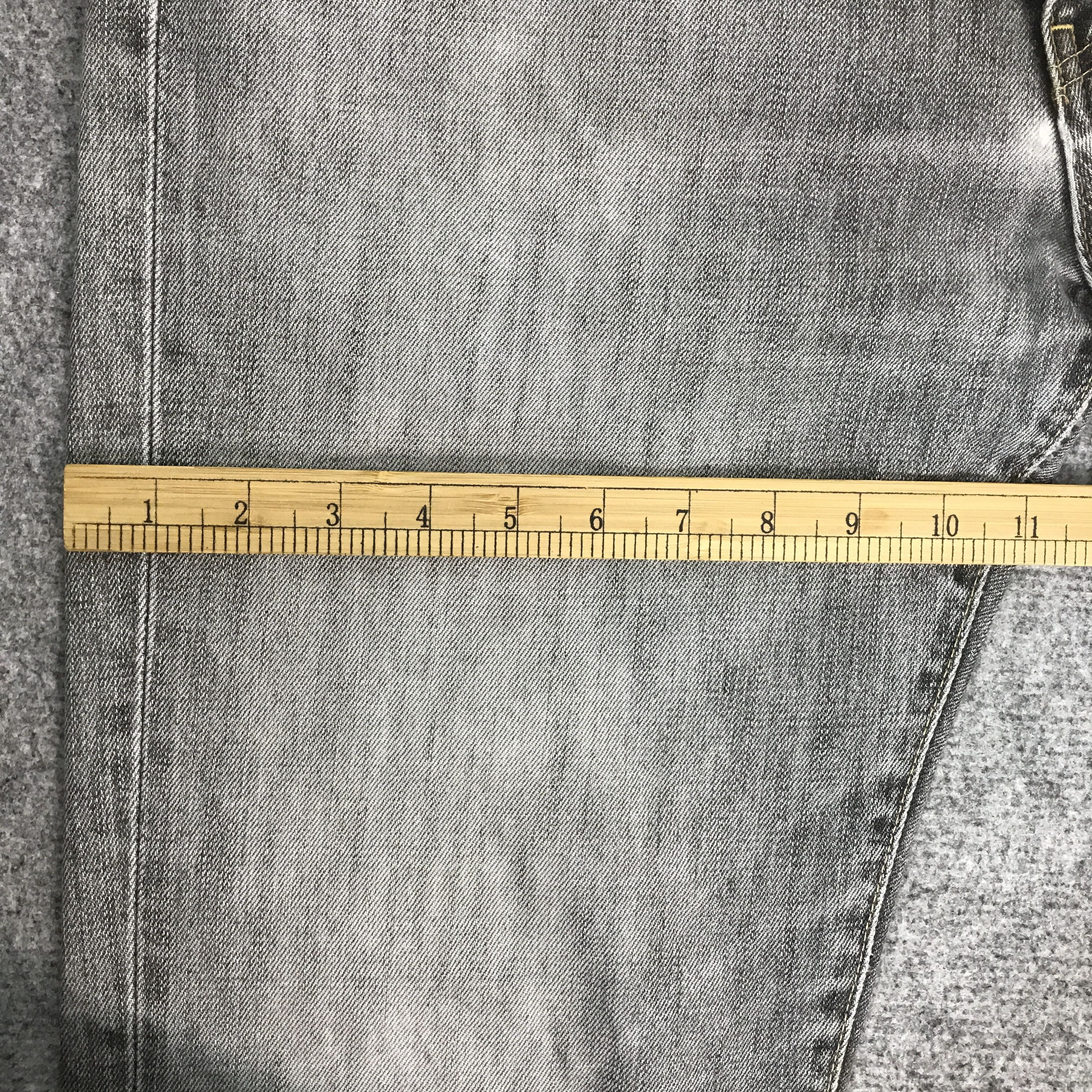 Japanese Brand FLARE UNIQLO JAPAN BOOTCUT DENIM BLACK FADED JEANS K54B18 Size US 35 - 9 Thumbnail