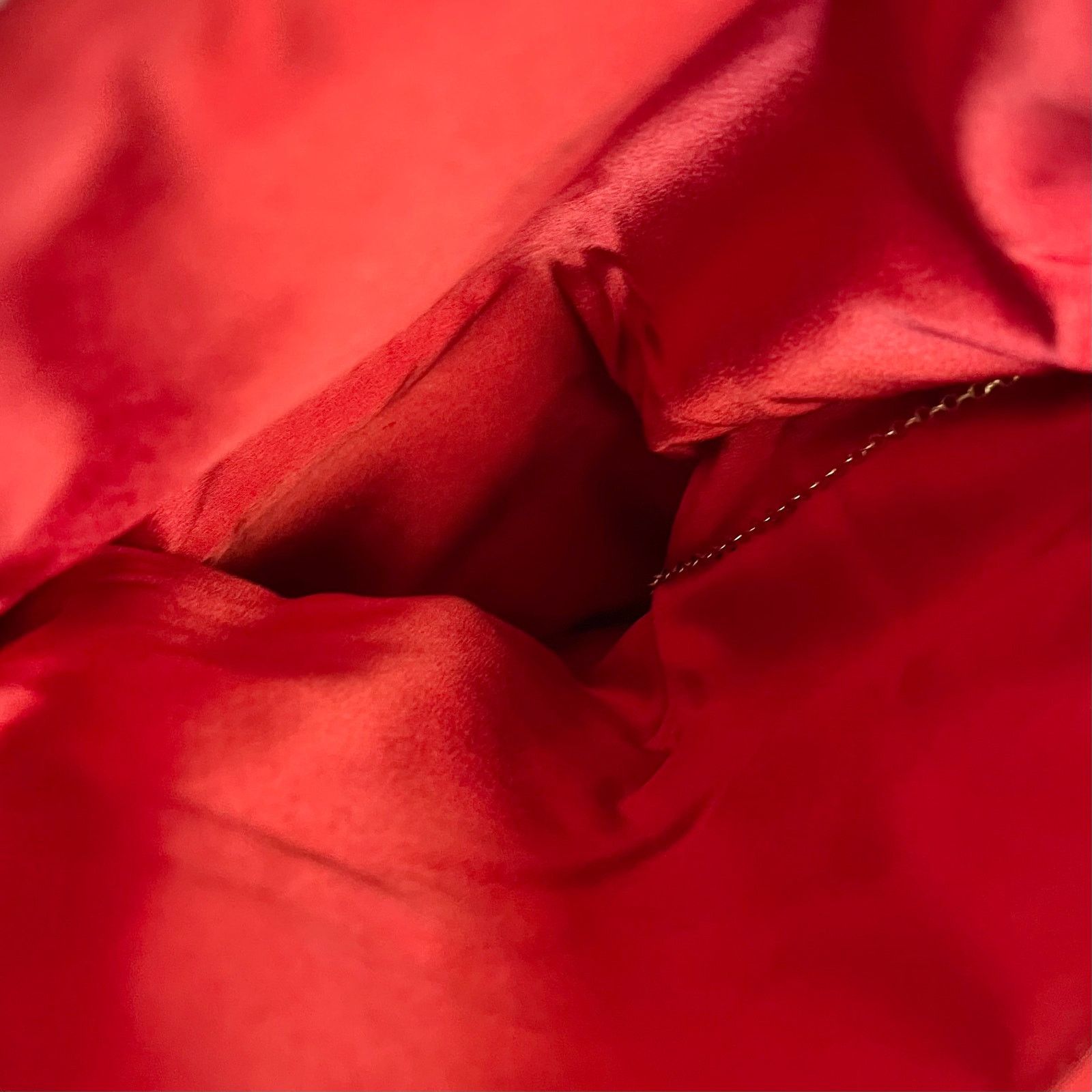 Vintage 1960s Morris Moskowitz MM Vintage Red Velvet Bow Clutch Size ONE SIZE - 5 Thumbnail