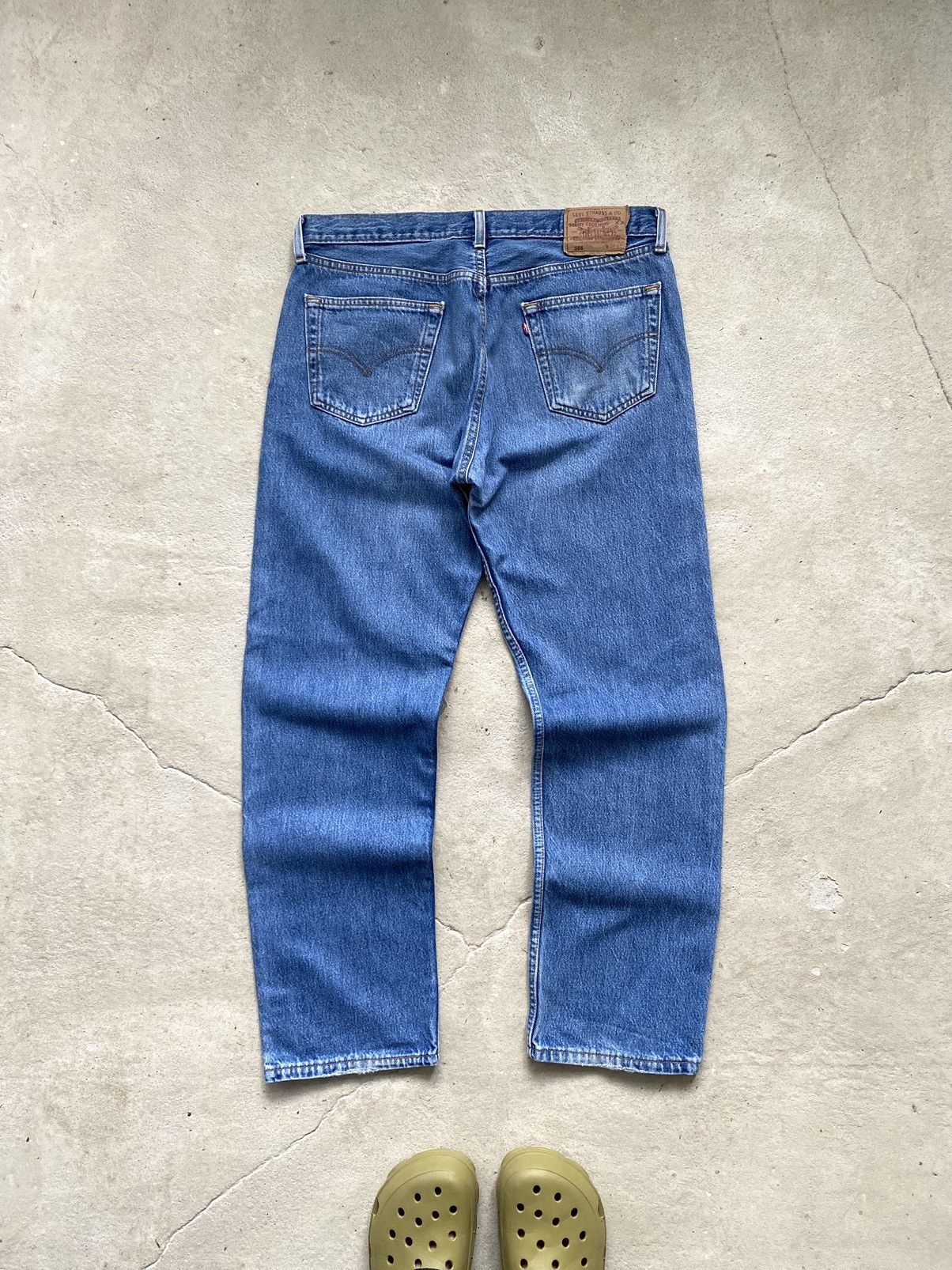 Levi's Vintage Clothing Vintage 90s Levi's 501 Washed Blue Denim Jeans Size US 36 / EU 52 - 11 Thumbnail