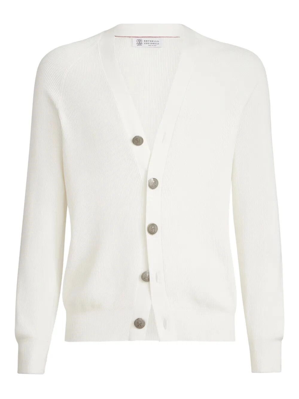 Brunello Cucinelli English Rib Knit Cardigan Size US L / EU 52-54 / 3 - 1 Thumbnail