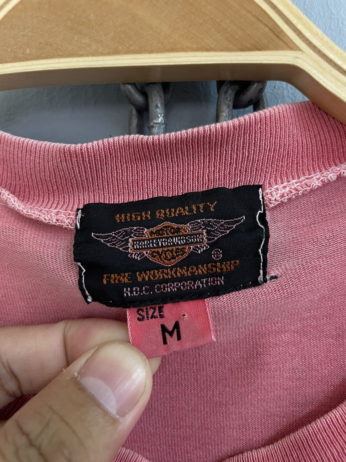 Vintage Vintage Harley Davidson long sleeve flame t shirt Size US M / EU 48-50 / 2 - 7 Thumbnail