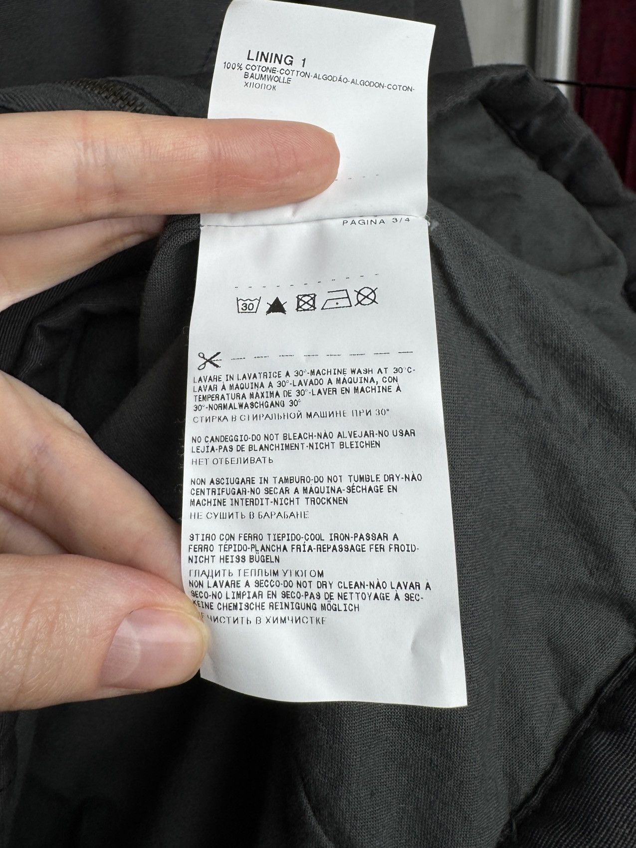 Emporio Armani Emporio Armani grey cotton military utility bomber jacket Size XL / US 12-14 / IT 48-50 - 14 Thumbnail