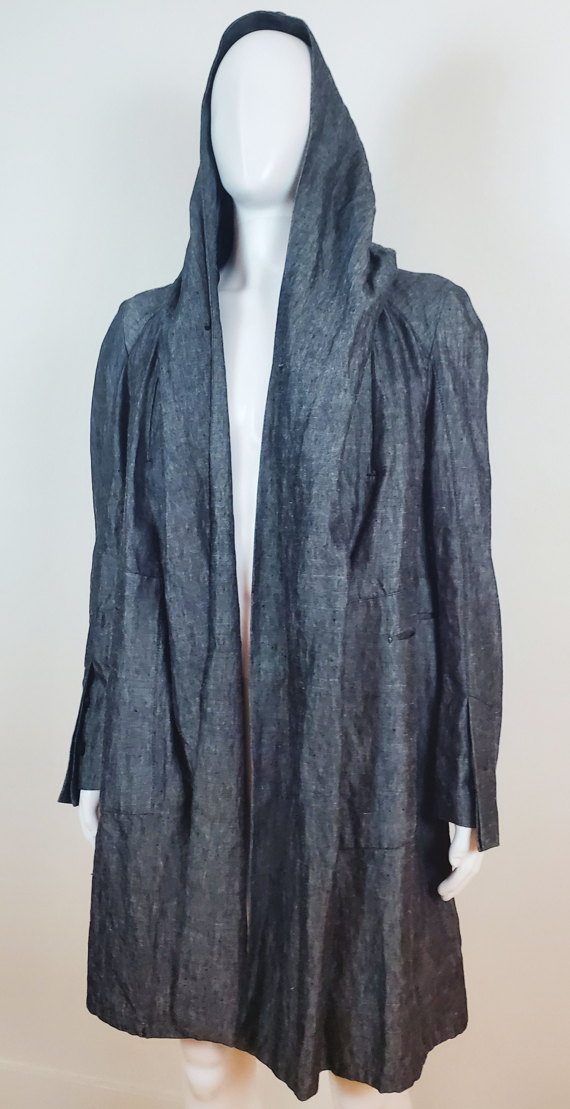 Masnada MASNADA Storm Grey Hoodie Designers Overcoat Jacket Size US M / EU 48-50 / 2 - 7 Thumbnail