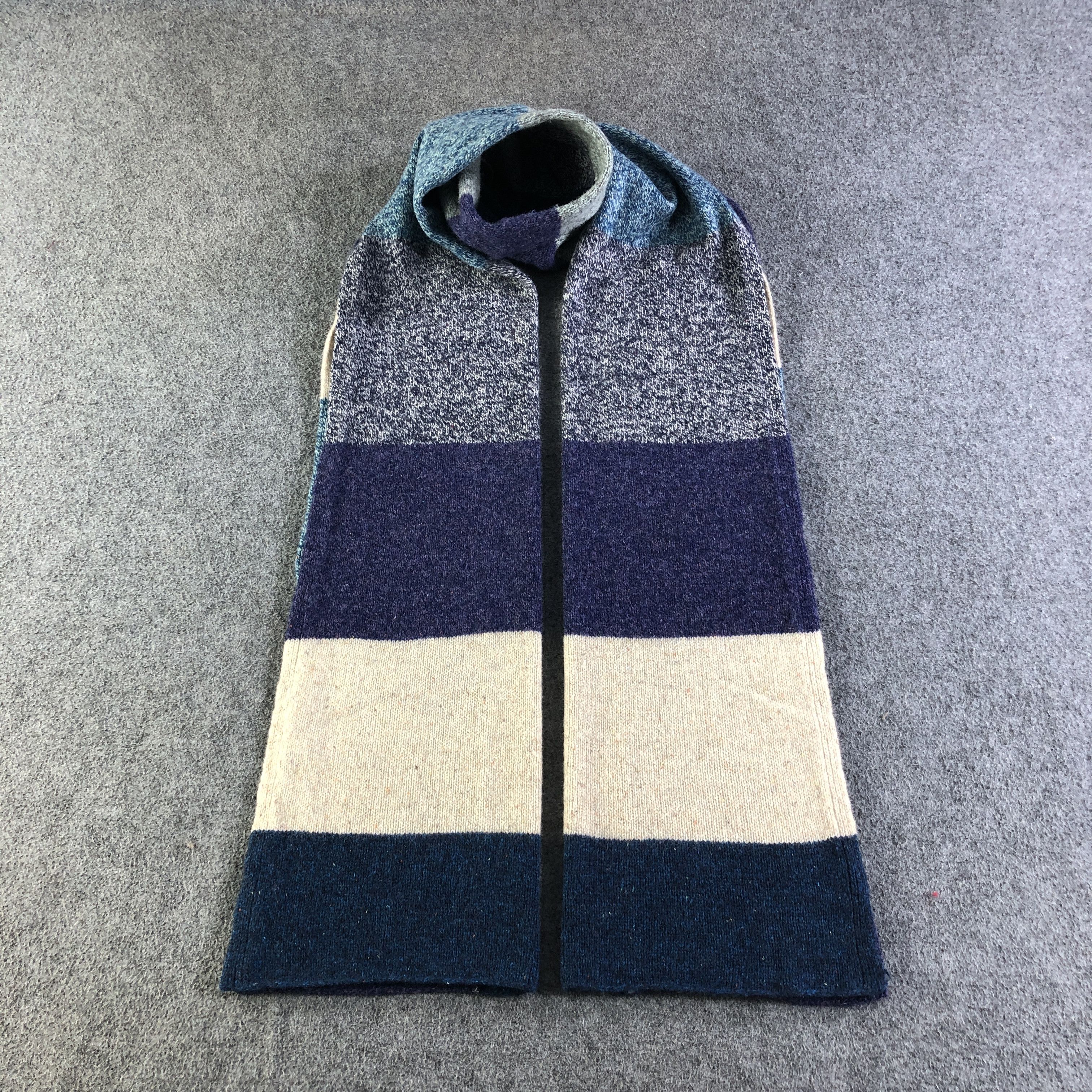 KEITAMARUYAMA Keita Maruyama Patches Wool Scarf Muffler V2759 Size ONE SIZE - 1 Thumbnail