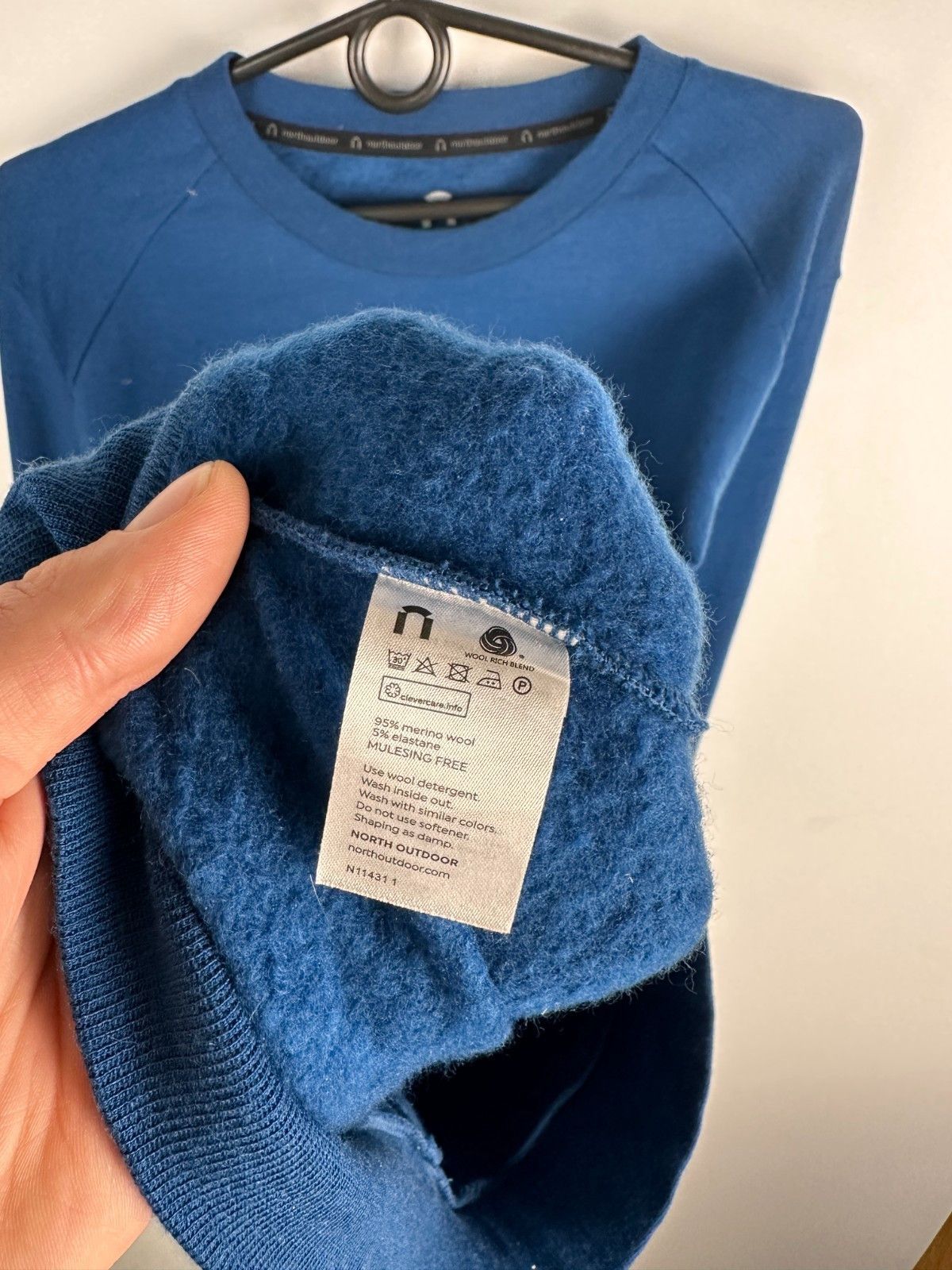 Other North Outdoor Wool Thermal Pullower Sweatshirt Blue Size M Size US M / EU 48-50 / 2 - 7 Thumbnail