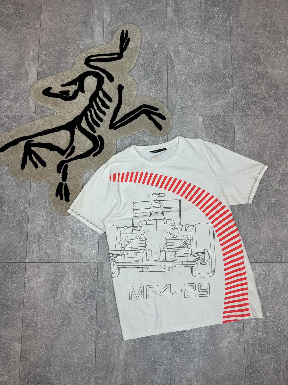 Malcolm McLaren × Mercedes-Benz Mens Vintage Mercedes Team McLaren T-shirt racing tee Size US L / EU 52-54 / 3 - 1 Thumbnail