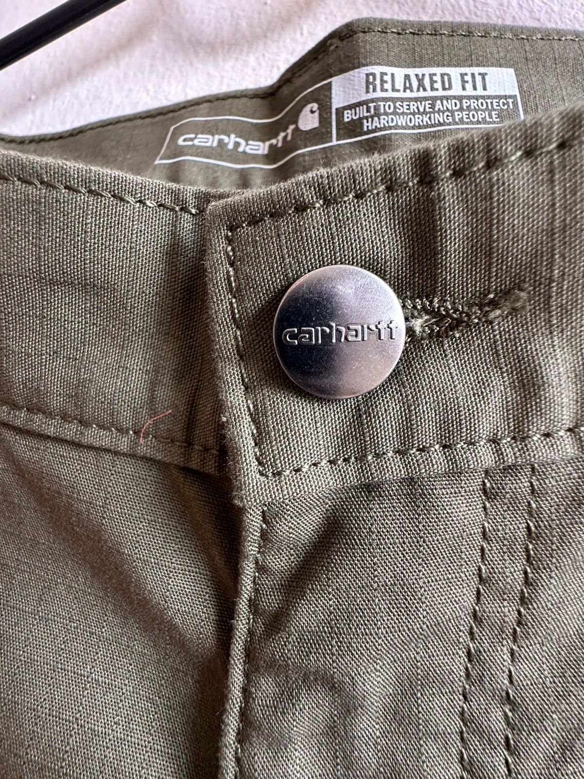 Carhartt Carhartt Green Cargo Work Pants Size US 30 / EU 46 - 4 Thumbnail