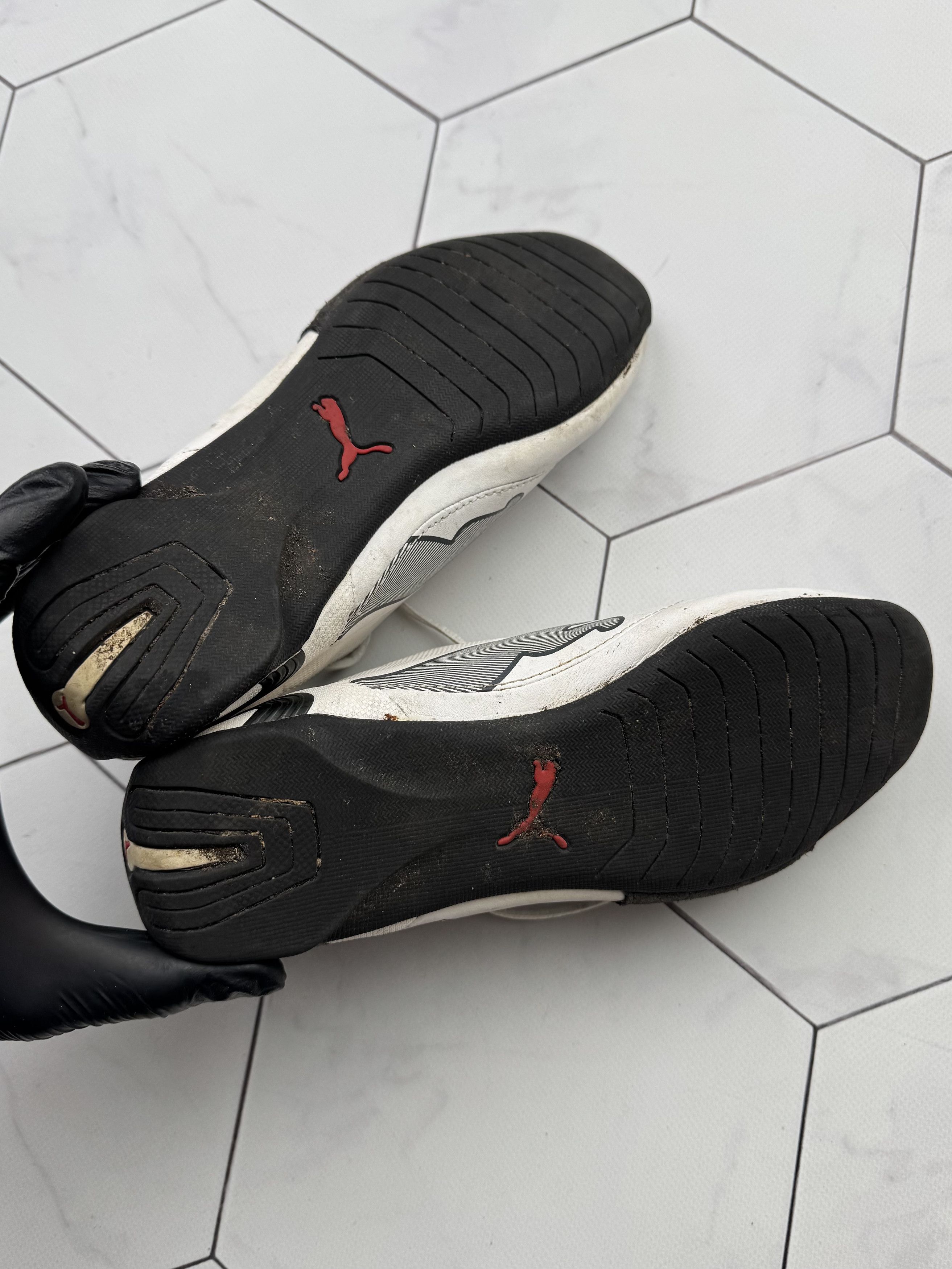 Ferrari Puma Ferrari Vintage Leather Sneakers (B337) Size US 6 / IT 36 - 9 Thumbnail
