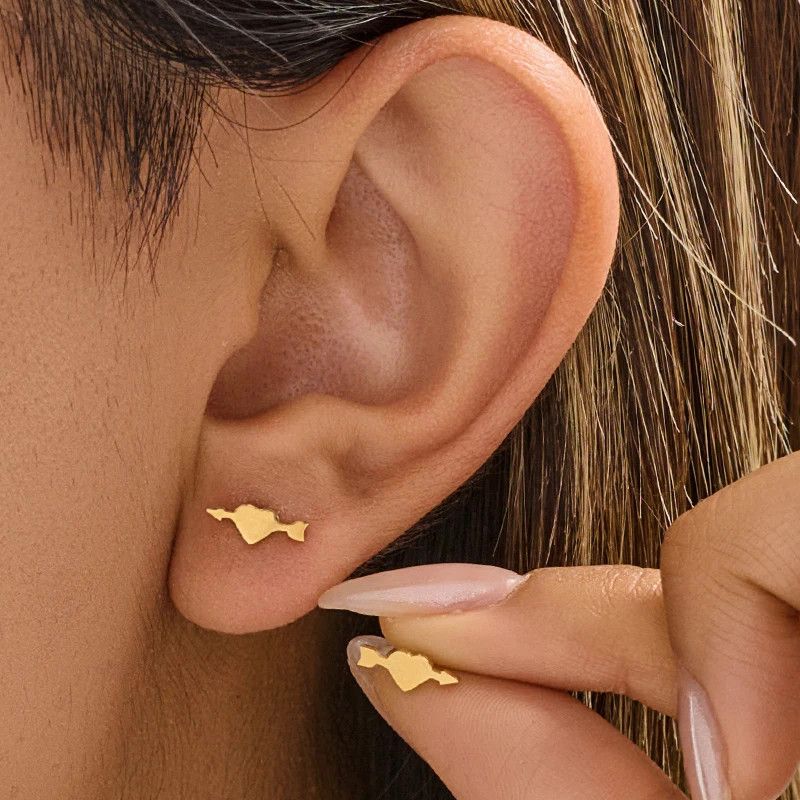 Jewelry Love Heart Arrow Mini Stud Earrings Charm Earring Gift Size ONE SIZE - 2 Thumbnail