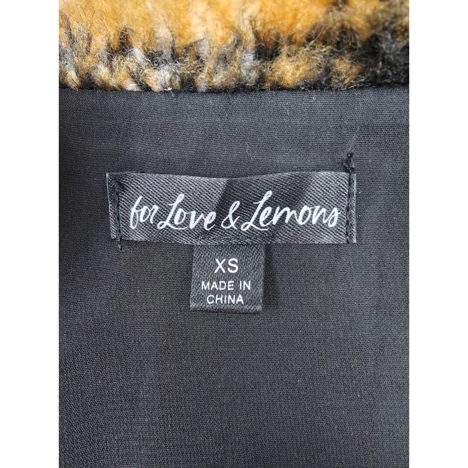 For Love & Lemons For Love & Lemons Jacket Womens XS Yellow Plaid Button Front Bomber Lined Size XS / US 0-2 / IT 36-38 - 2 Thumbnail