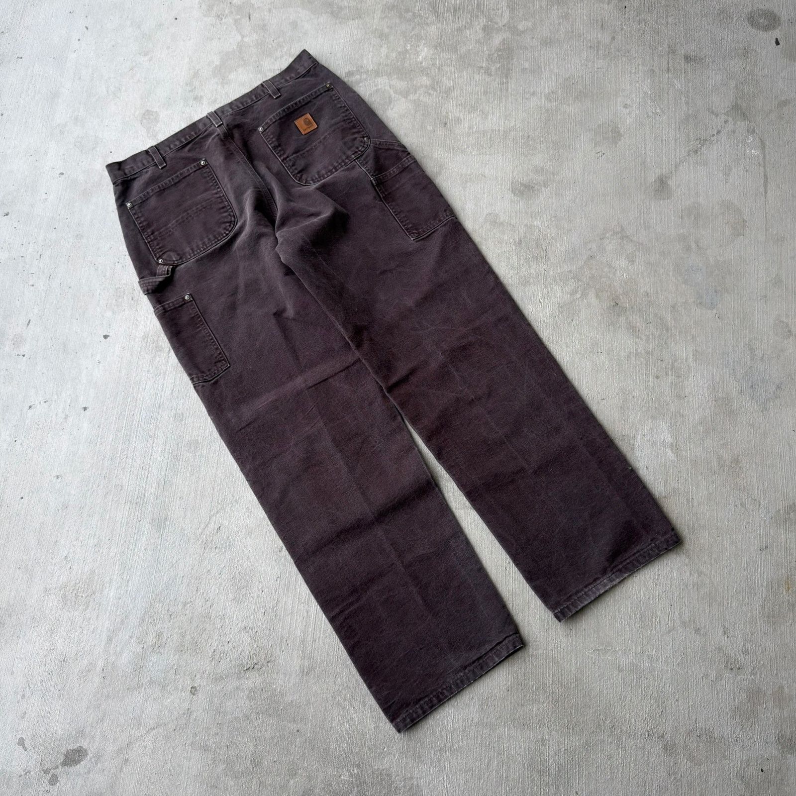Carhartt × Vintage Carhartt brown double knee work wear carpenter pants Size US 35 - 5 Thumbnail
