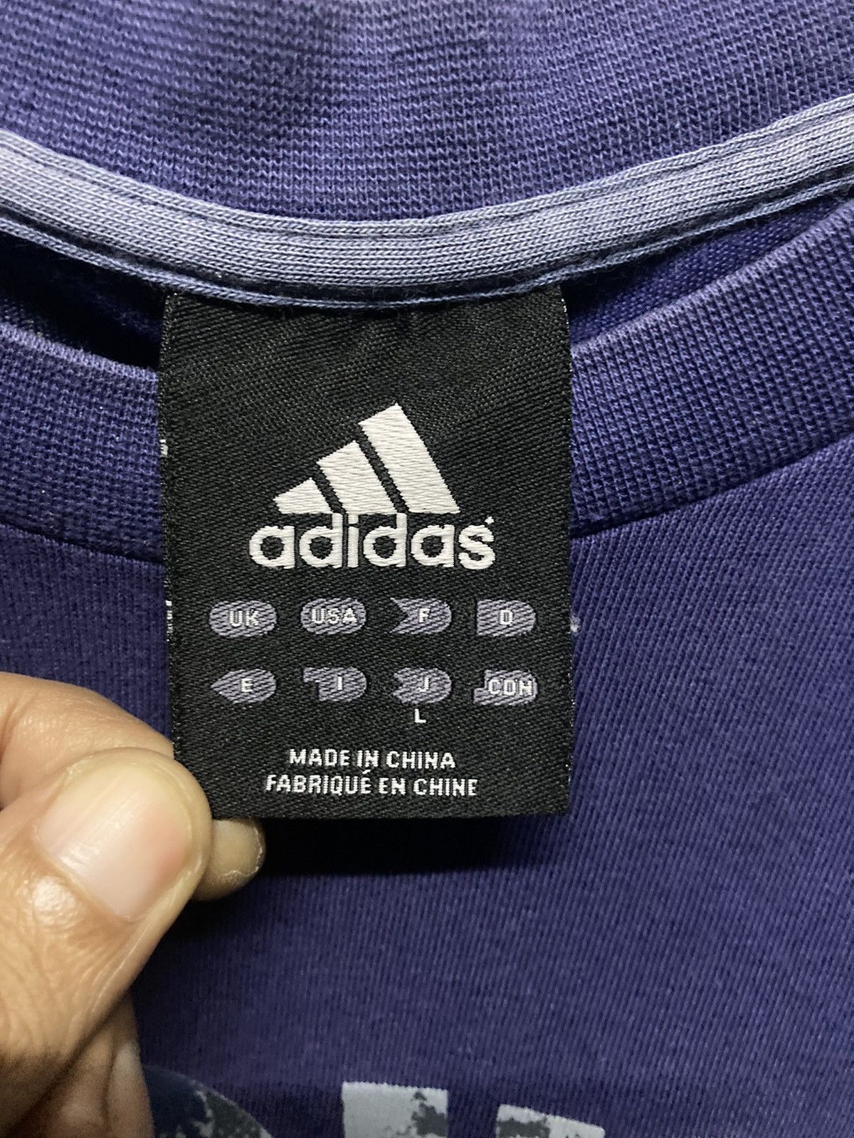 Adidas × Vintage Vintage Adidas Equipment Big Logo Tee Size US L / EU 52-54 / 3 - 3 Thumbnail