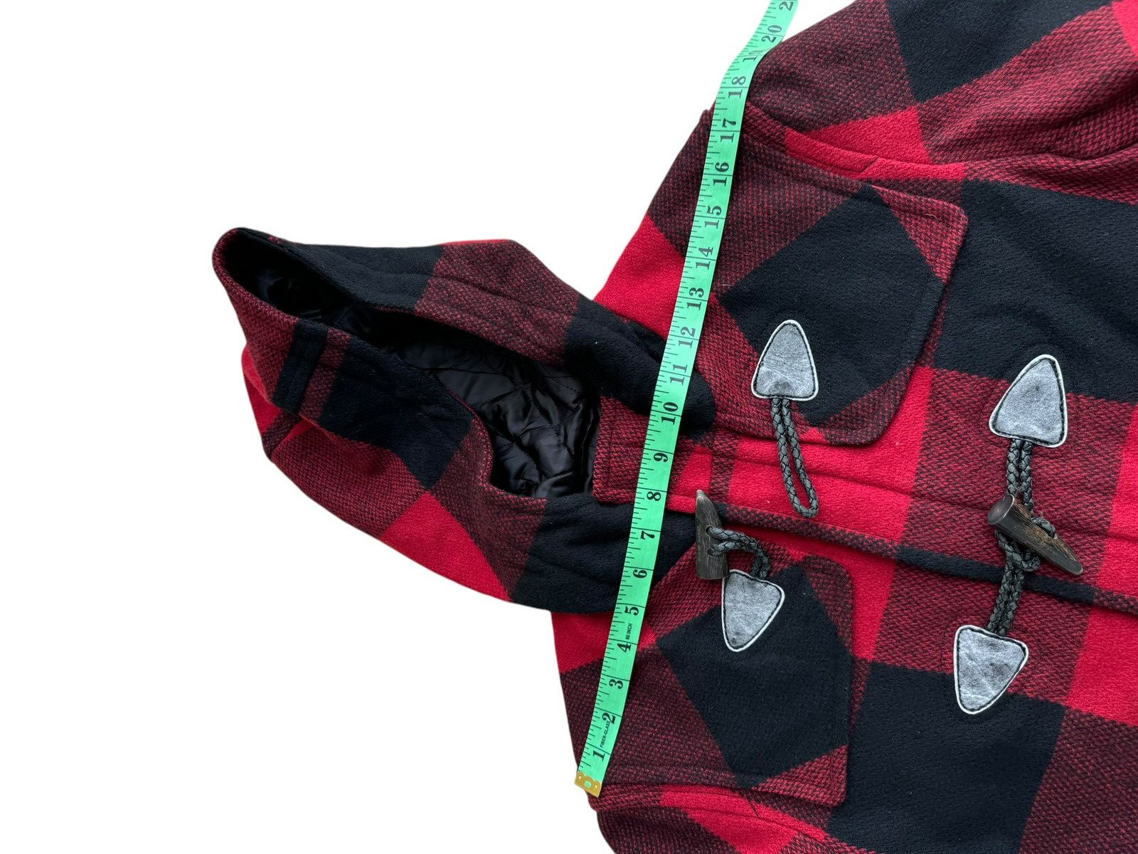 Burberry ⚡️⚡️Burberry Black Label Duffle Coat Red Plaid Jacket Size M / US 6-8 / IT 42-44 - 18 Thumbnail