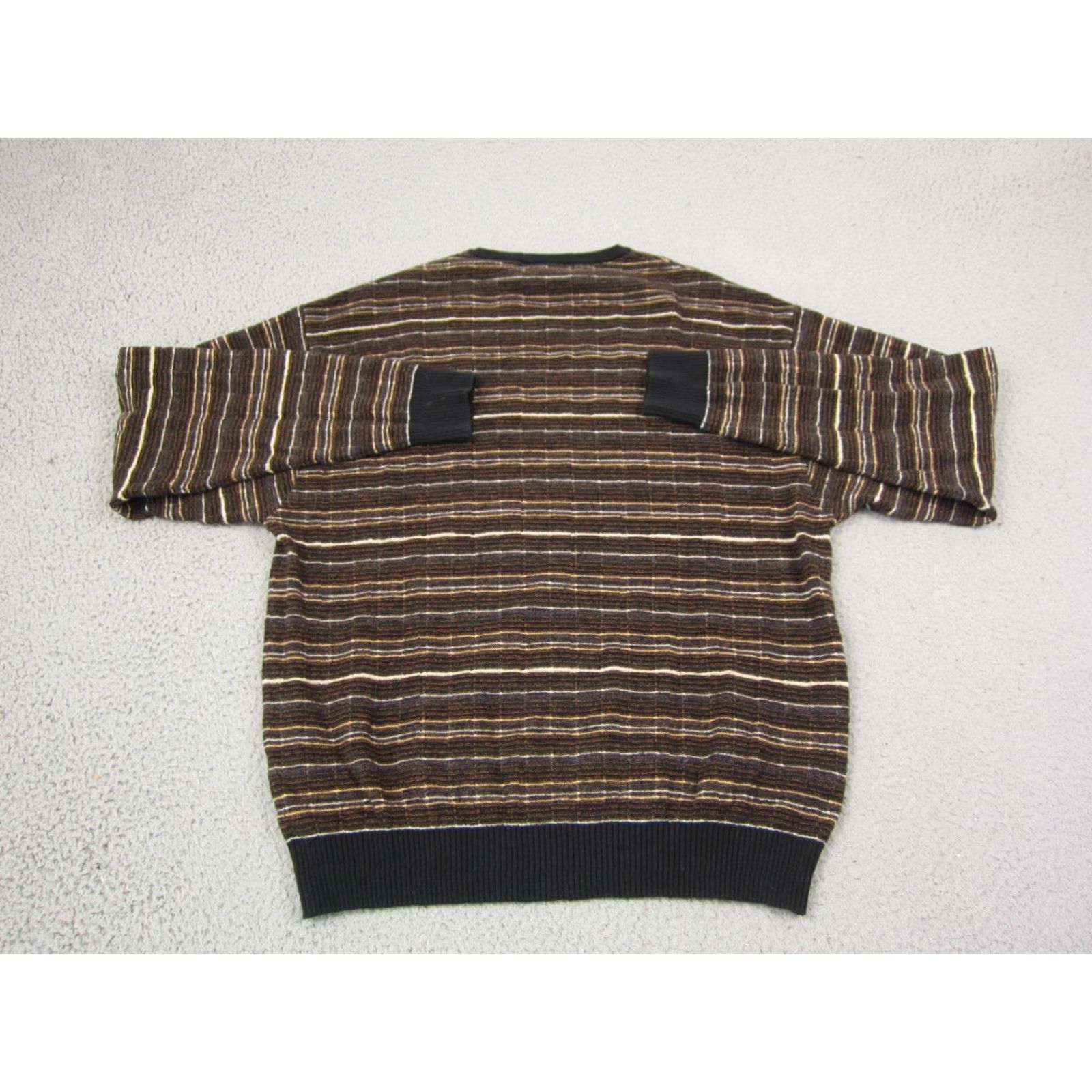 Vintage VINTAGE Tehama Sweater Mens L Brown Alpaca Cotton Textured 90s Pullover Cardigan? Size US L / EU 52-54 / 3 - 7 Thumbnail