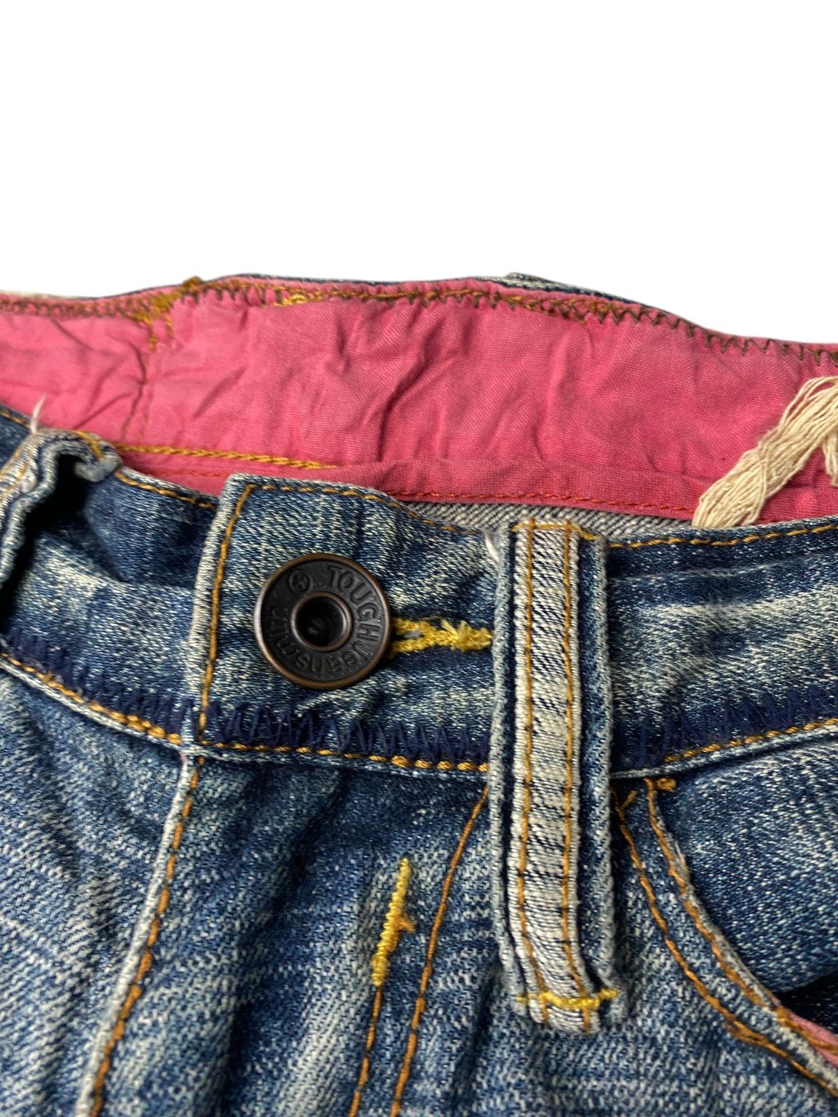 Hysteric Glamour 2000's Tough Multipocket Seawash Flared Jeans Size US 29 - 5 Thumbnail