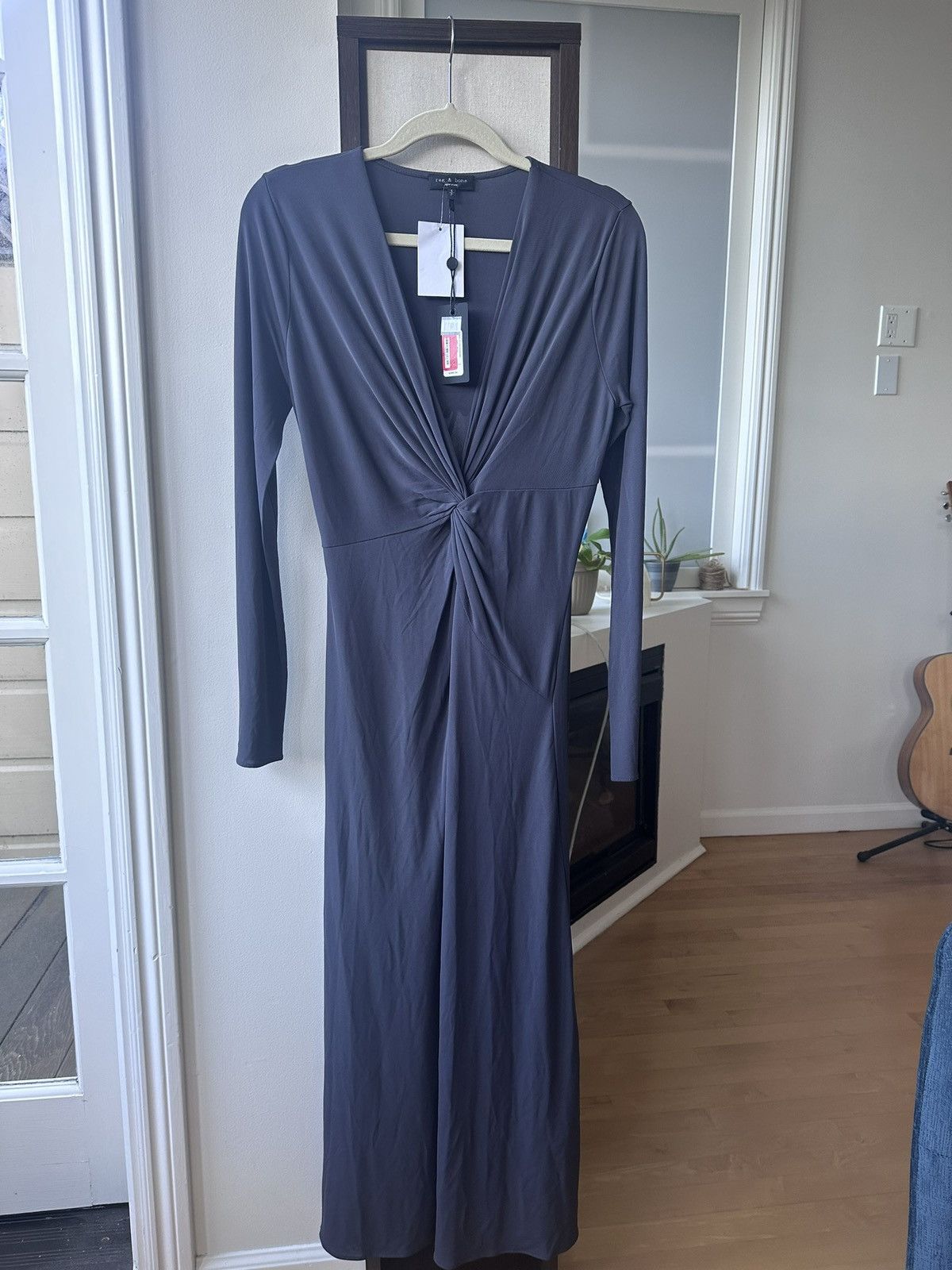 Rag & Bone Jules Jersey Long Sleeve Midi Dress Size S / US 4 / IT 40 - 1 Thumbnail