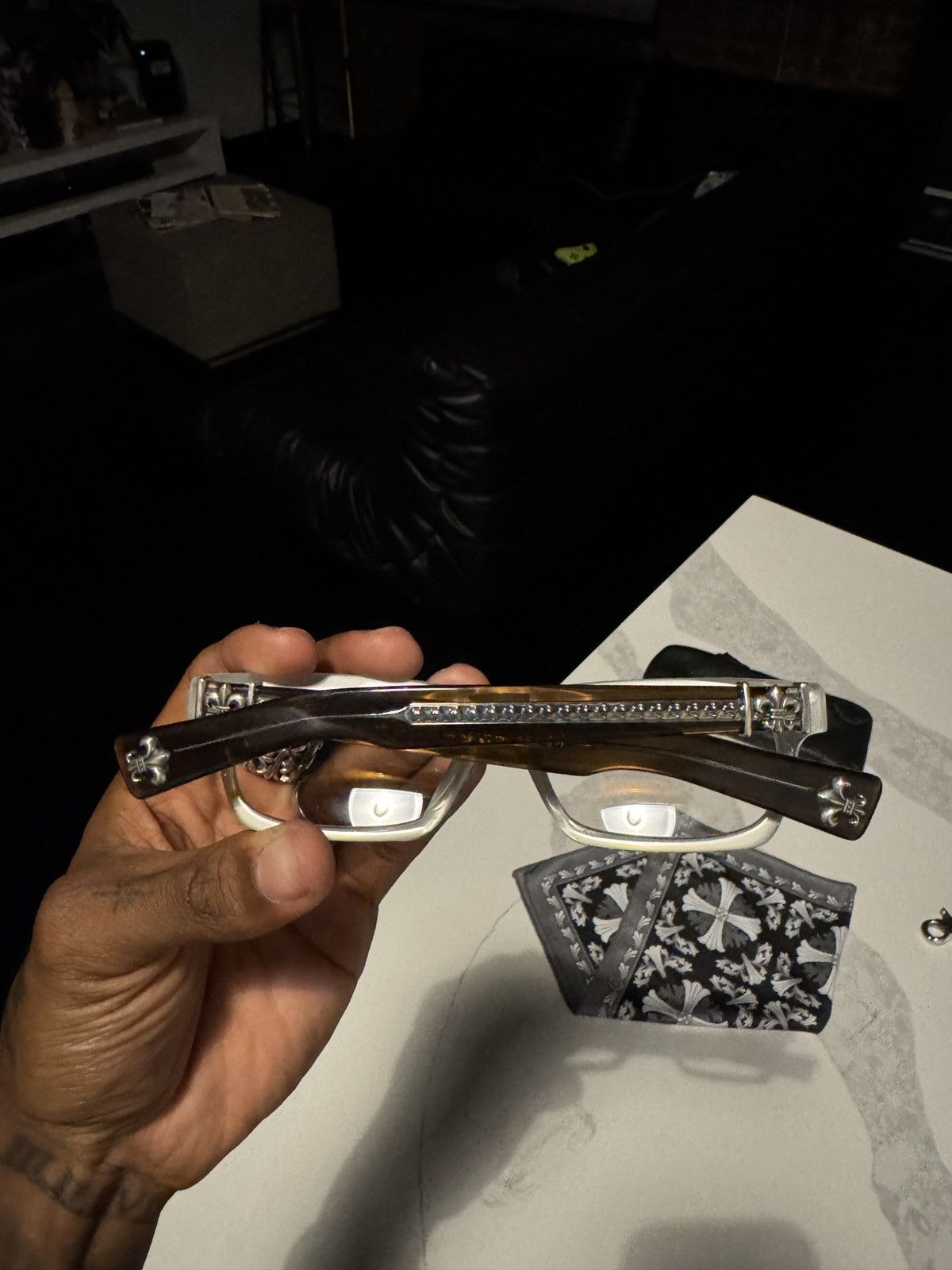Chrome Hearts Chrome Hearts SPLAT Frame Size ONE SIZE - 6 Thumbnail