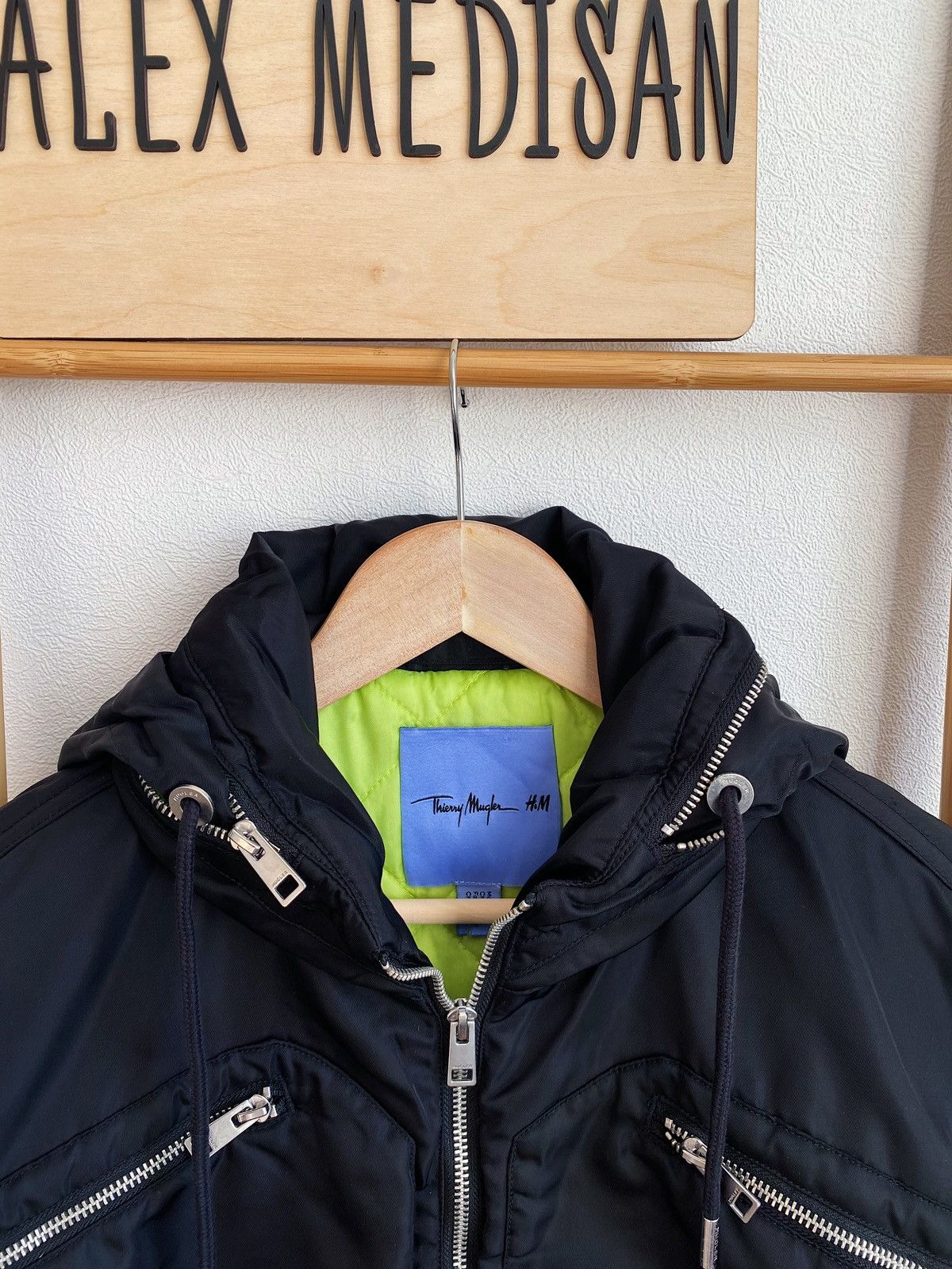 Mugler Mugler x H&M Nylon Bomber Jacket Size S Size US S / EU 44-46 / 1 - 9 Thumbnail