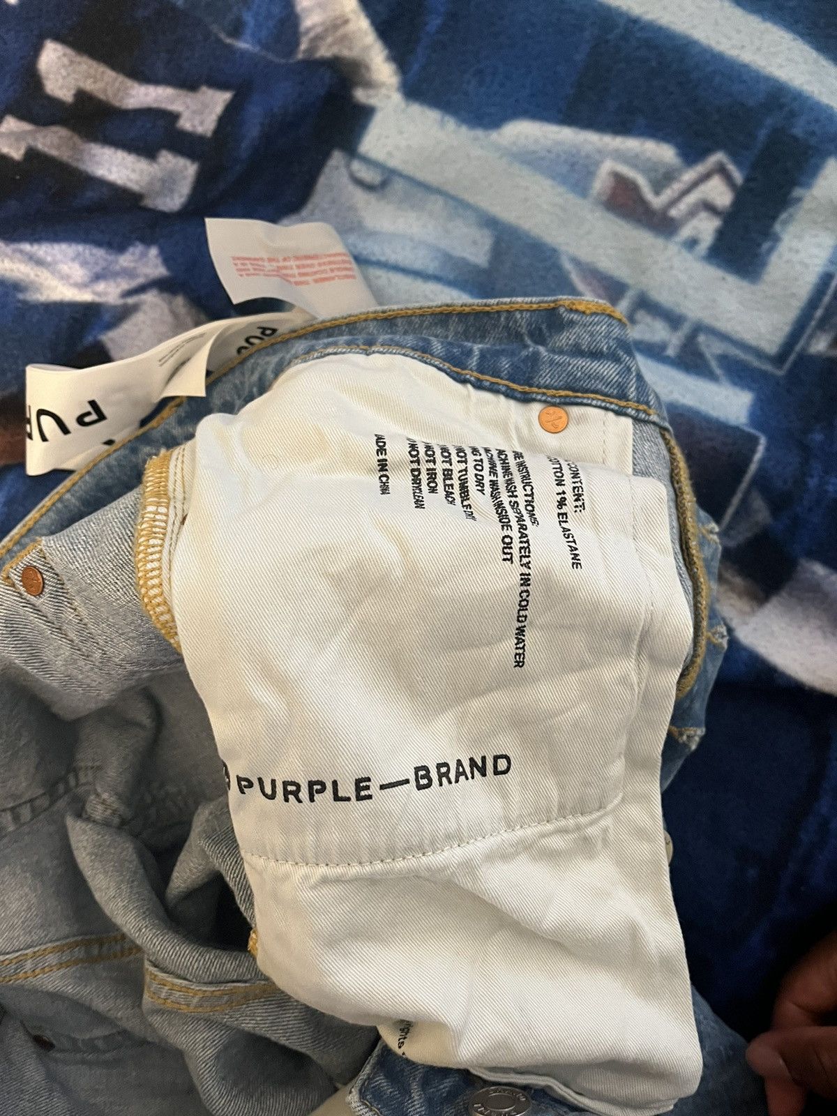 Purple Brand P001-SKCI324-31 SKINNY COATED Size US 31 - 4 Thumbnail