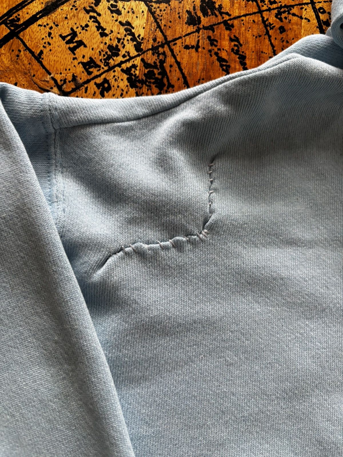 Vintage Vintage 80s Thrashed/Distressed Paint Graphic Zip Hoodie Size US XL / EU 56 / 4 - 9 Thumbnail