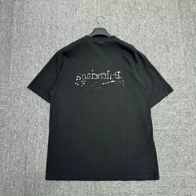 Balenciaga Balenciaga hand drawn wave cola short sleeved-2506 Size US XS / EU 42 / 0 - 5 Thumbnail