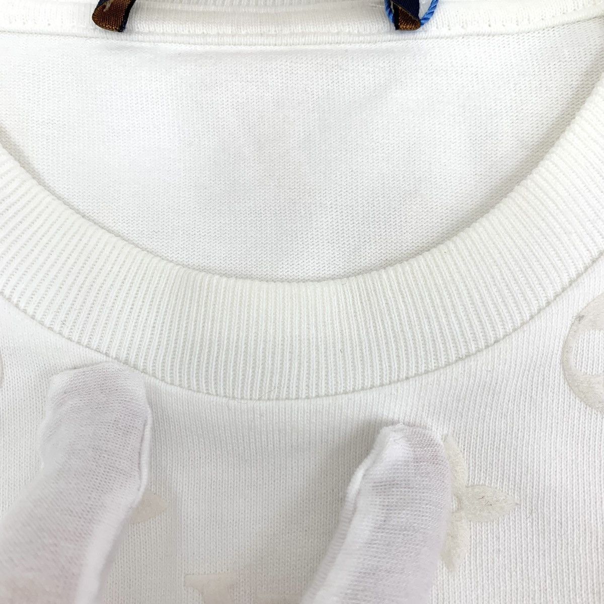 Louis Vuitton White Patterned Short-Sleeve Shirt Size M Size US M / EU 48-50 / 2 - 8 Thumbnail