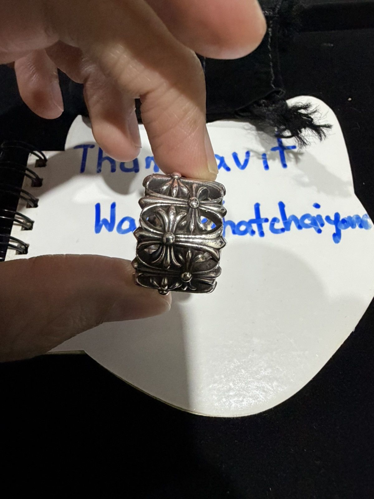 Chrome Hearts Chrome hearts Cemetery ring 8.5us Size ONE SIZE - 12 Thumbnail