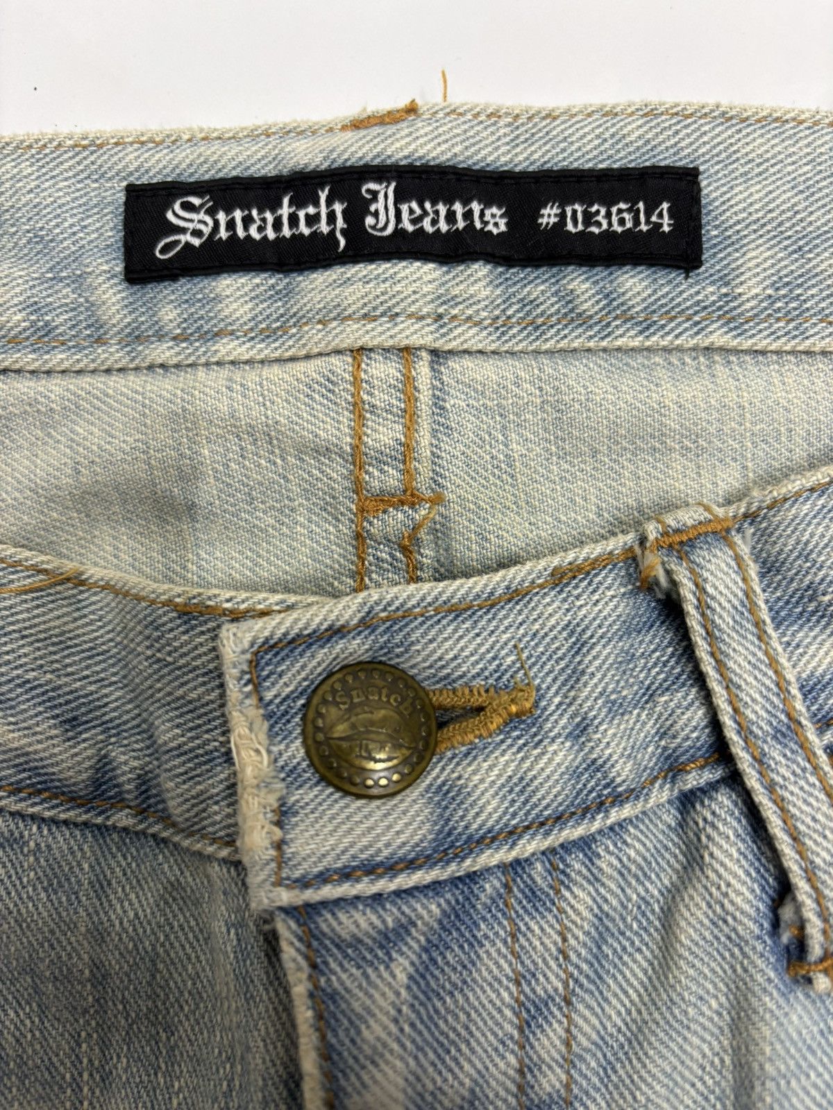If Six Was Nine Flare Jeans Low Rise Snatch Jeans Mud Wash Bootcut Denim Size US 30 / EU 46 - 9 Thumbnail