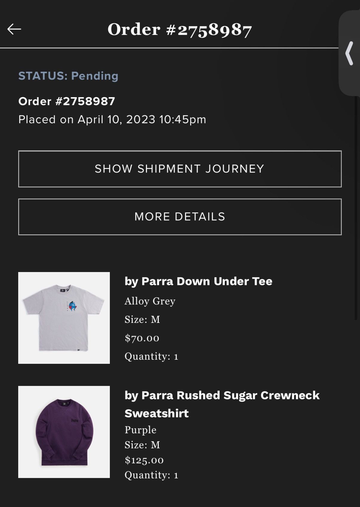 Parra by Parra Rushed Sugar Crewneck Sweatshirt - Purple Size US M / EU 48-50 / 2 - 4 Thumbnail