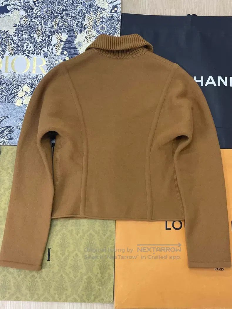 Hermes Hermes Brown Two-Sided Wool Coat, Wearable on Both Sides Size XS / US 0-2 / IT 36-38 - 2 Thumbnail
