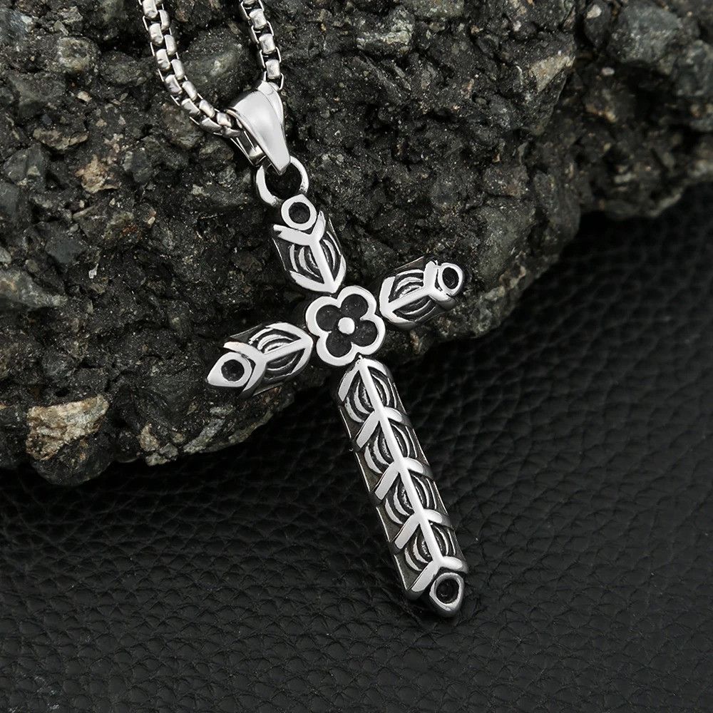 Other Gothic Cross Pendant Necklace Size ONE SIZE - 2 Thumbnail