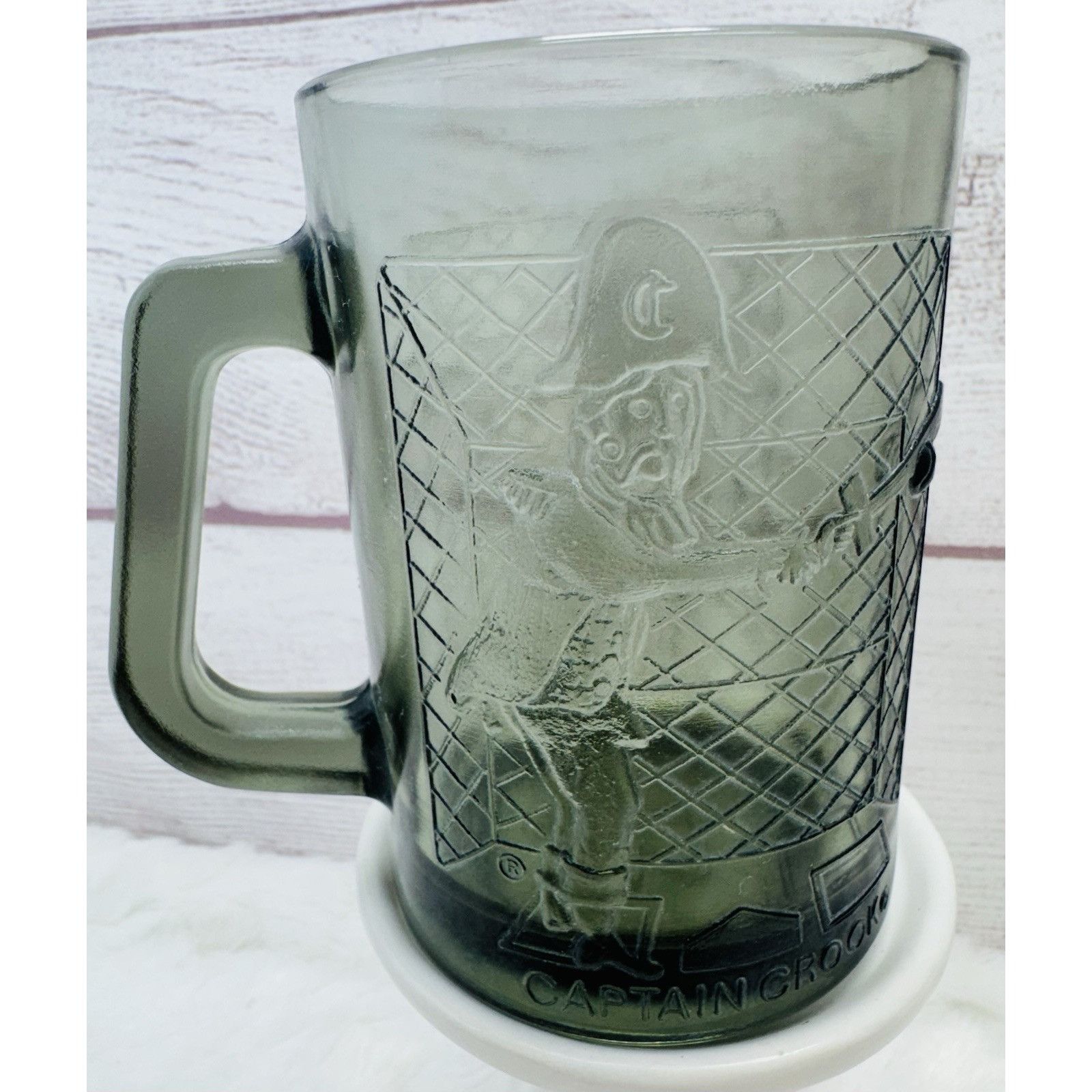 Other McDonalds HAMBURGLAR & CAPTAIN CROOK Smoky Black Glass Coffe Size ONE SIZE - 3 Thumbnail