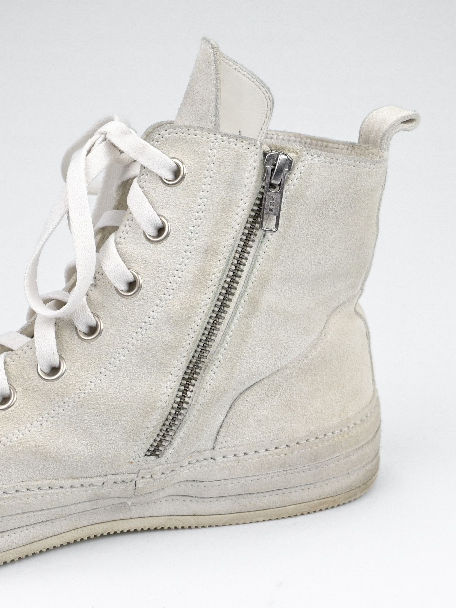 Ann Demeulemeester Orvo High Top Suede Leather Sneakers Size US 9 / EU 42 - 15 Thumbnail