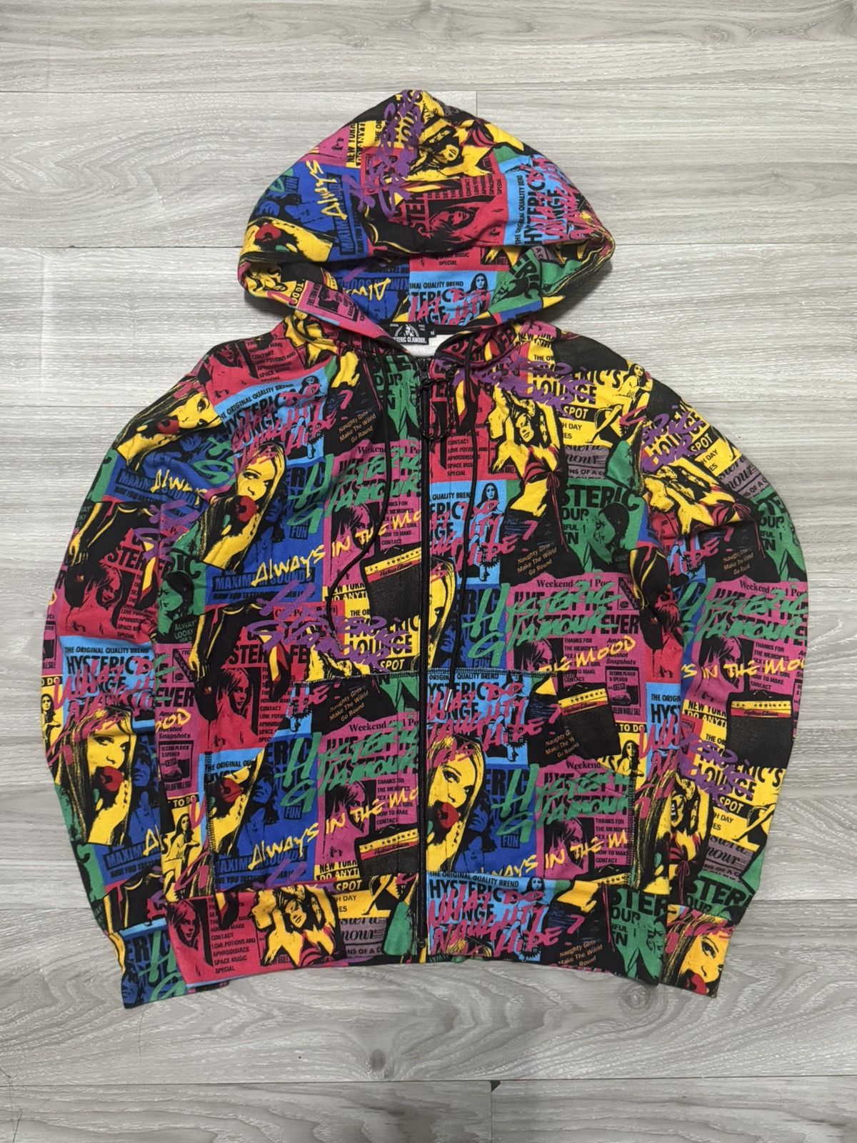Hysteric Glamour Hysteric Glamour Zip Up Hoodie | Grailed