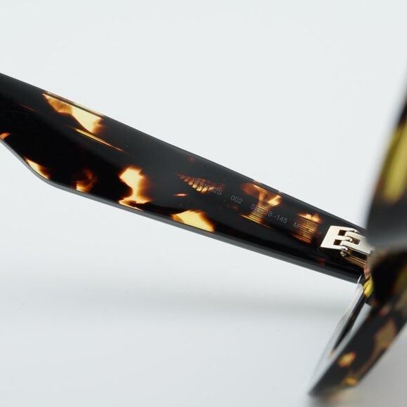Bottega Veneta Bottega Veneta BV1432S 002 Sunglasses Havana Geometric Frame Size ONE SIZE - 8 Thumbnail