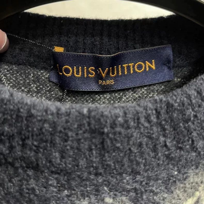 Louis Vuitton Louis Vuitton Black Wool Knit Sweater -2505 Size US S / EU 44-46 / 1 - 3 Thumbnail